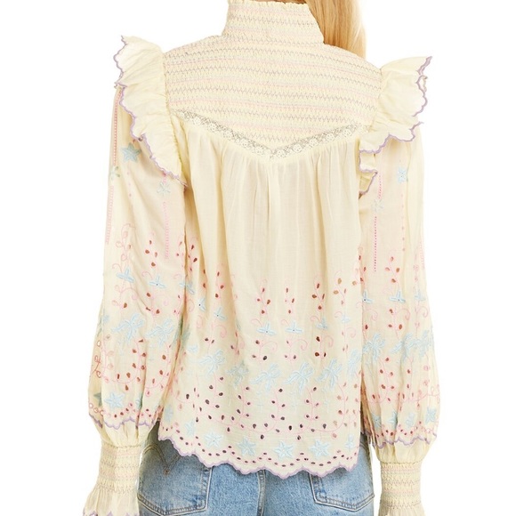 SOLD! LoveShackFancy Kassie Top - Picture 2 of 10